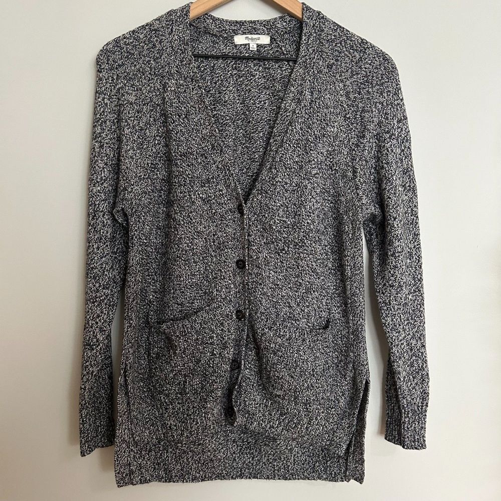Madewell Texturework Button Up Cardigan